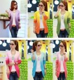 Cardigan bicolor